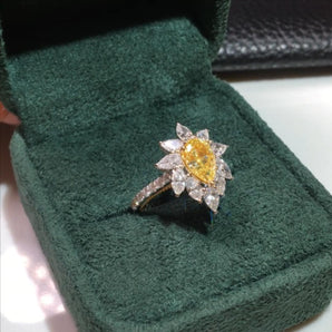 Customized Fancy Diamond Jewelry Ring