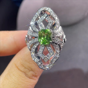 Customized Colored Gemstone Jewelry Ring