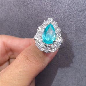 Customized Colored Gemstone Jewelry Ring