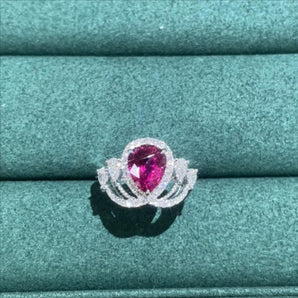 Customized Colored Gemstone Jewelry Ring