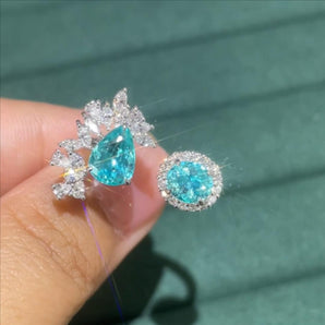 Customized Colored Gemstone Jewelry Ring