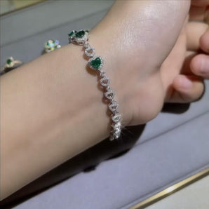 Customized Emerald Jewelry Bracelet