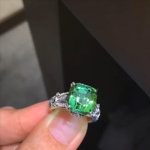 Customized Colored Gemstone Jewelry Ring