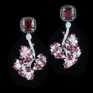 Ruby Earrings GE412