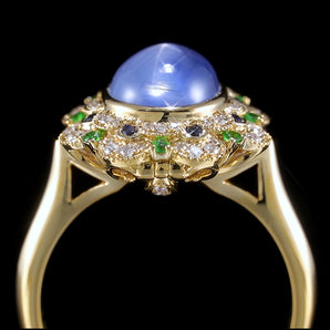 Colored Gemstone Jewelry Ring