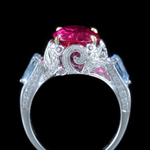 Colored Gemstone Jewelry Ring GA1041