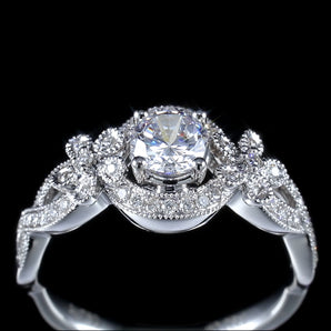 White Diamond Ring JA626