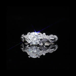 White Diamond Ring JA712