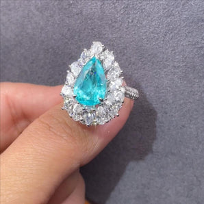 Customized Colored Gemstone Jewelry Ring