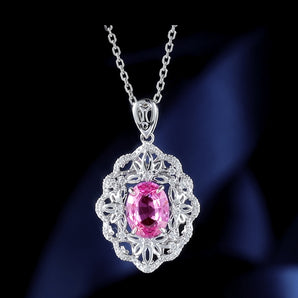 Colored Gemstone Jewelry Pendant