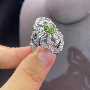 Customized Colored Gemstone Jewelry Ring
