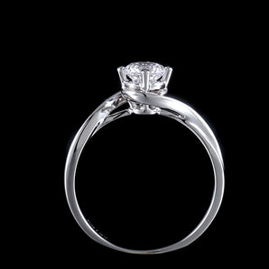 White Diamond Ring JA714