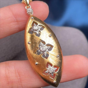 Customized White Diamond Jewelry Pendant