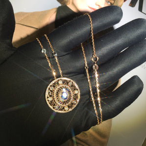 Colored Gemstone Jewelry Pendant