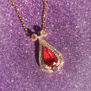 Colored Gemstone Jewelry Pendant