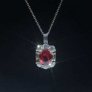 Colored Gemstone Jewelry Pendant