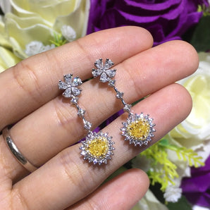 Fancy Diamond Jewelry Earrings