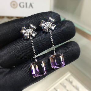 Colored Gemstone Jewelry Earrings
