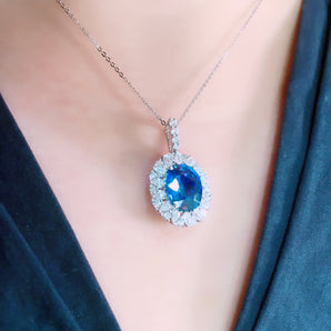 Colored Gemstone Jewelry Pendant