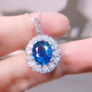 Colored Gemstone Jewelry Pendant