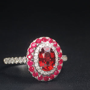 Colored Gemstone Jewelry Ring