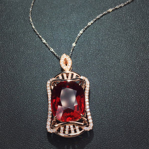 Colored Gemstone Jewelry Pendant